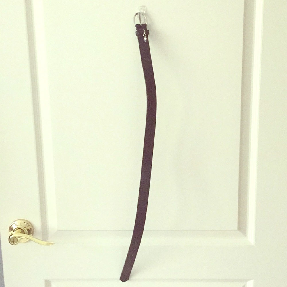 Black Belt with Heart Buckle